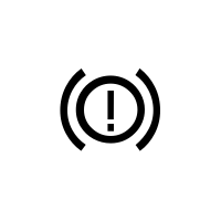 Kontrolllampe „Handbremse nicht gelöst“ und Warnlampe „Störung im Bremssystem“