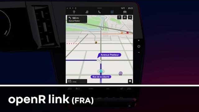 navigation avec Waze dans openR link