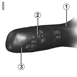 E-GUIDE.RENAULT.COM / Megane-4 / Achten Sie auf Ihr Fahrzeug (Leuchten) /  ÄUßERE FAHRZEUGBELEUCHTUNG
