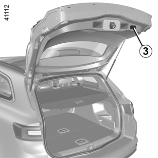 Kaufe Kofferraum-Heckklappen-Schlossgriff, hinterer Knopf, Ersatz für  Renault Scenic / Megane MK1